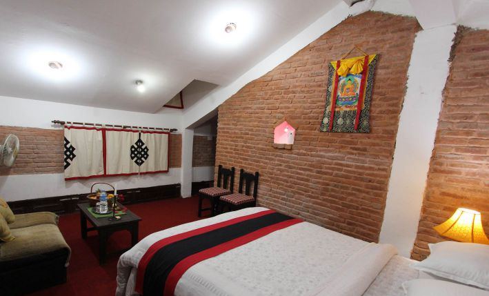 Standard room bed